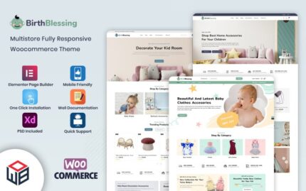 BirthBlessing - Çocuk Giyim ve Oyuncakları WooCommerce Şablonu WooCommerce Teması