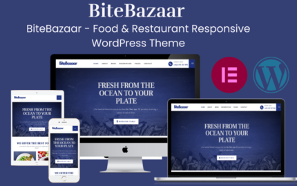 BiteBazaar - Yemek ve Restoran Duyarlı WordPress Teması