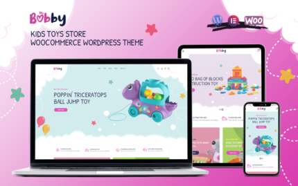 Bobby - Çocuk Oyuncakları Mağazası WooCommerce WordPress Teması WooCommerce Teması