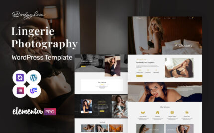 Bodyglem - İç Çamaşırı ve Bikini Modern Fotoğrafçılık WordPress Elementor Teması WordPress Teması