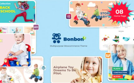 Bonbon - Bebek ve Çocuk Mağazası WooCommerce Teması