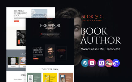 Book Sol - Kitap Yazarı WordPress Elementor Teması WordPress Teması