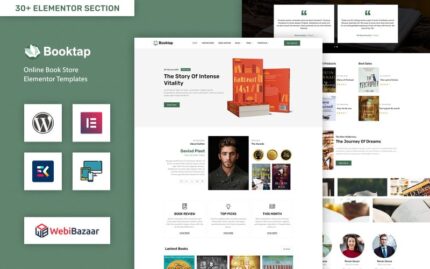 Booktap - Yayın Evi ve Kitap Mağazası WordPress teması WordPress Teması