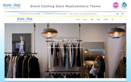 Bruno-Shop - Çok İşlevli Giyim Mağazası WooCommerce Teması