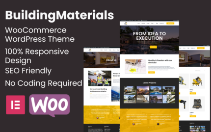 Yapı Malzemeleri WooCommerce WordPress Teması WooCommerce Teması