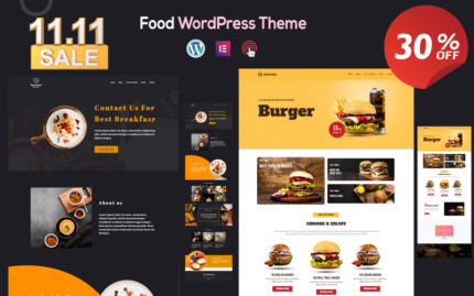 Burger House - Yemek Burger Restoran WordPress Teması