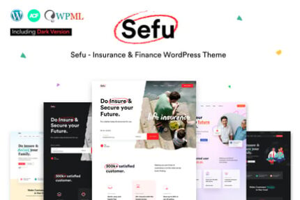 Sefu - Insurance & Finance WordPress Theme