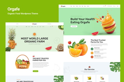 Orgafe - Organic Food WordPress Theme