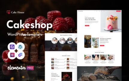 Cake House - Cakery WordPress Elementor Teması WordPress Teması