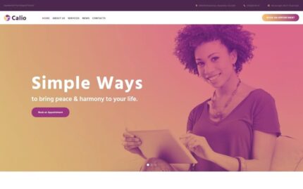 Calio - Psikoloji Çok Amaçlı Modern WordPress Elementor Teması WordPress Teması