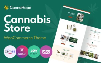 CannaHope - Tıbbi Esrar ve Kenevir WooCommerce Teması