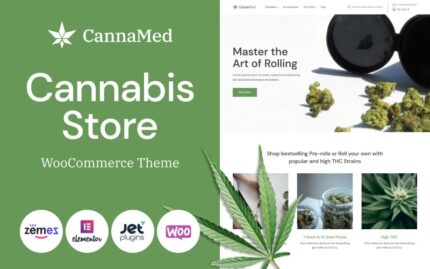 CannaMed - Şık Tıbbi Esrar WooCommerce Teması