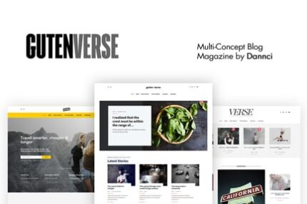 GutenVerse - Magazine and Blog Theme