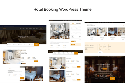 Hotel Booking WordPress Theme - Romancy