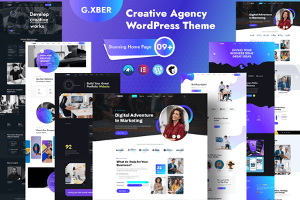 Gxber - Creative Agency WordPress Theme