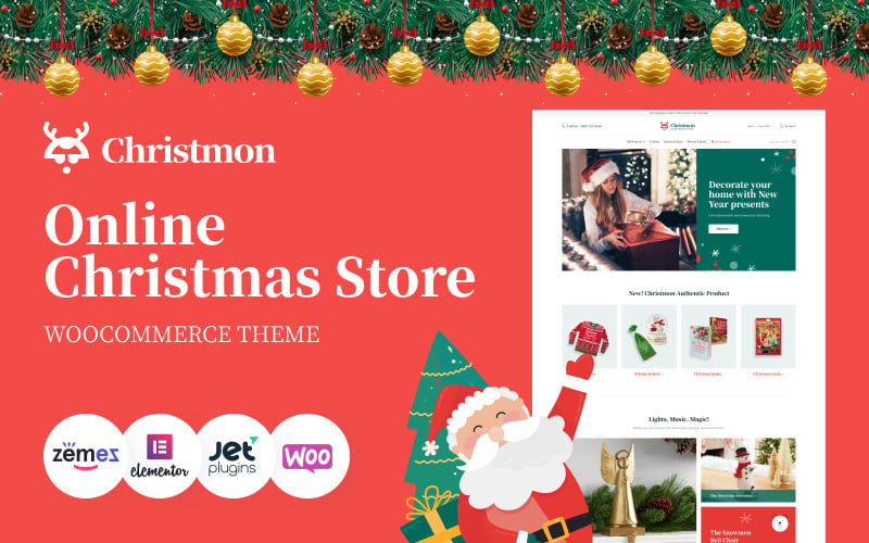 Christmon - Noel El Sanatları eTicaret Web Sitesi WooCommerce Teması