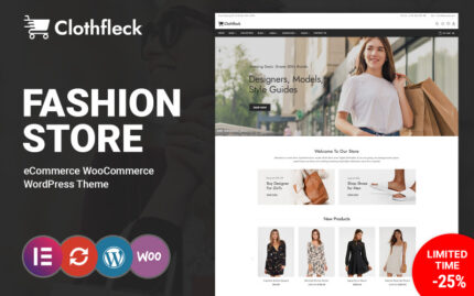 Clothfleck Moda Tasarımcısı Giysileri WooCommerce Teması