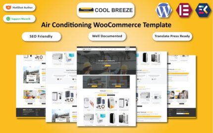 Cool Breeze - Klima WooCommerce Elementor Şablonu WooCommerce Teması