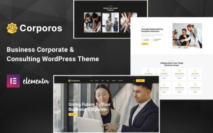 Corporos - İş Kurumsal ve Danışmanlık WordPress Teması