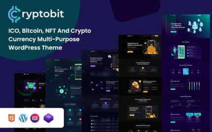 Cryptobit - Finansal Teknoloji ve Kripto Para WordPress Teması