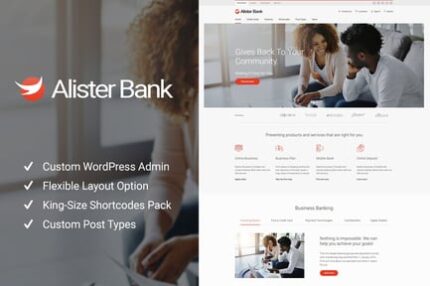 Alister Bank - Credits & Banking Finance WP Theme