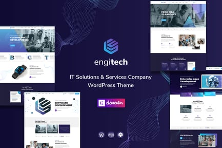 Engitech - IT Solutions & Services WordPress Theme