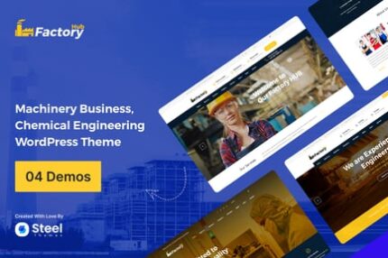 Factory HUB - Industrial Business WordPress Theme