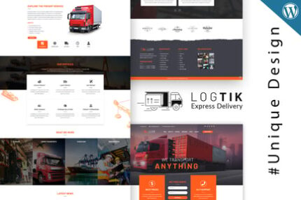 Logtik - WP Logistics, Cargo Transportation Theme