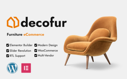 Decofur - Mobilya ve Dekor WooCommerce WordPress Teması WooCommerce Teması