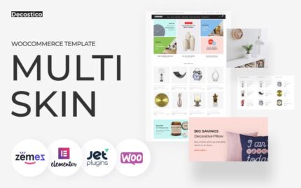 Decostico - Modern iç mekan mobilyaları Elementor WooCommerce Teması