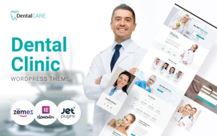 DentalCare - Diş Kliniği WordPress Elementor Teması WordPress Teması