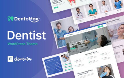 DentoMax - Diş Hekimi, Tıbbi ve Sağlık WordPress Teması