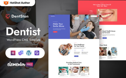 DentSton - Diş Hekimliği Çok Amaçlı WordPress Elementor Teması WordPress Teması