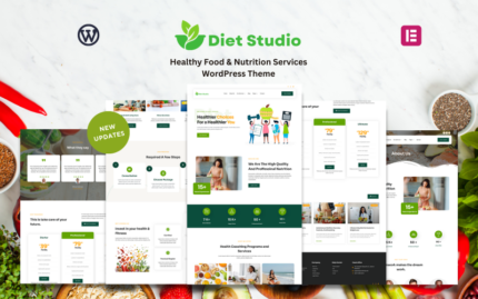 Diet Studio - Sağlıklı Gıda ve Beslenme Hizmetleri WordPress Teması