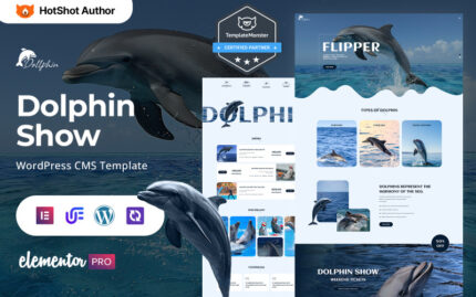 Dollphin - Dolphin Show WordPress Elementor Teması WordPress Teması