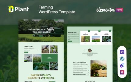 Dplant - Tarım Çiftçilik WordPress Teması