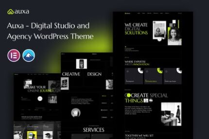 Auxa - Digital Studio and Agency WordPress Theme