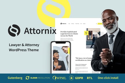 Attornix - Lawyer WordPress Theme