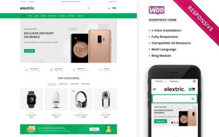 Elextric - Premium Elektronik Mağaza WooCommerce Teması