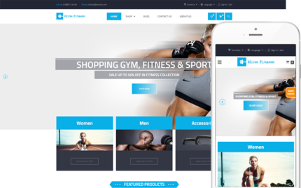 Elite Fitness - Fitness Ekipman Teması WooCommerce Teması