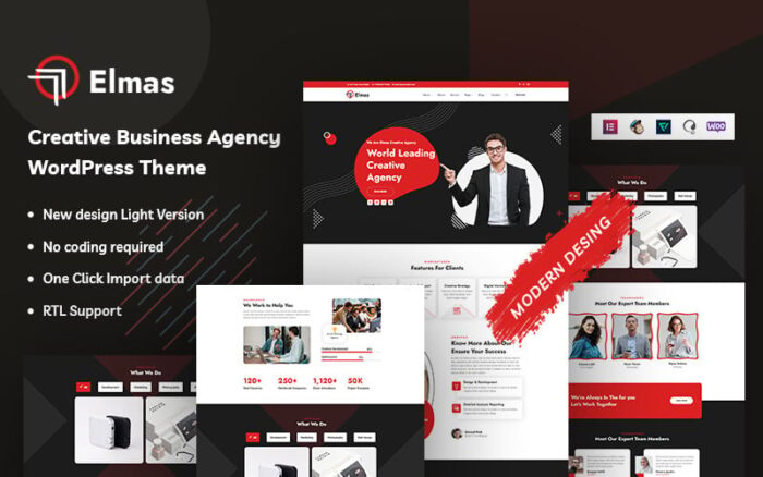 Elmas - Yaratıcı İş Ajansı WordPress Teması