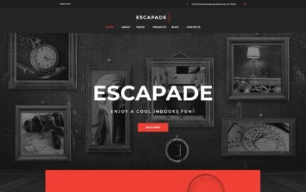 Escapade - Kaçış Odası Duyarlı WordPress Teması