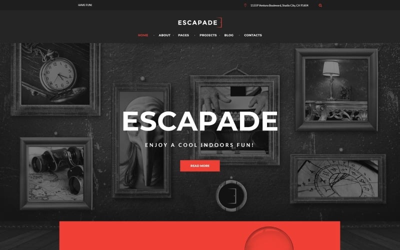 Escapade - Kaçış Odası Duyarlı WordPress Teması