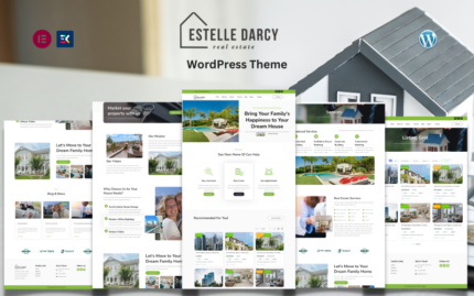 Estelle Darcy - Emlak & Ajan WordPress Teması