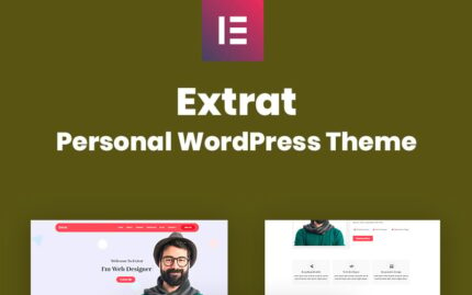 Extrat - Kişisel Portföy Duyarlı WordPress Teması