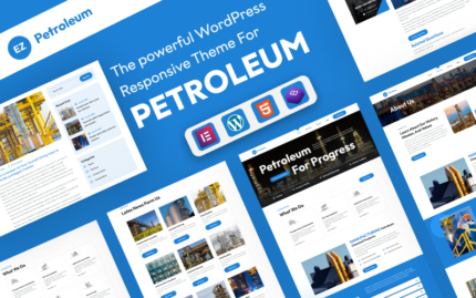 EZ Petroleum: Gelişmiş Petrol Çözümleri WordPress Teması