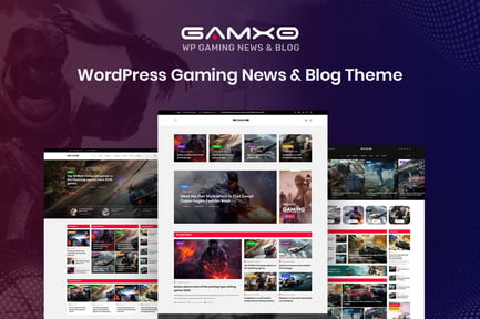 Gamxo - WordPress Gaming News & Blog Theme