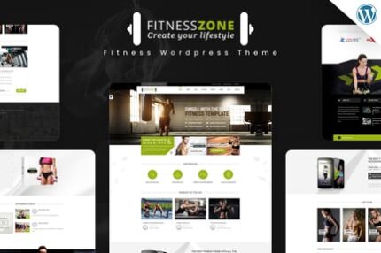 Fitness Zone Wordpress Theme.