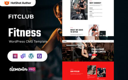 Fitclub - Spor Salonu Fitness Ve Vücut Geliştirme WordPress Teması