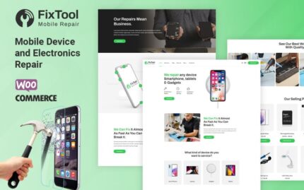 Fixtools - Elektronik, Mobil ve Onarım Hizmeti WooCommerce Teması